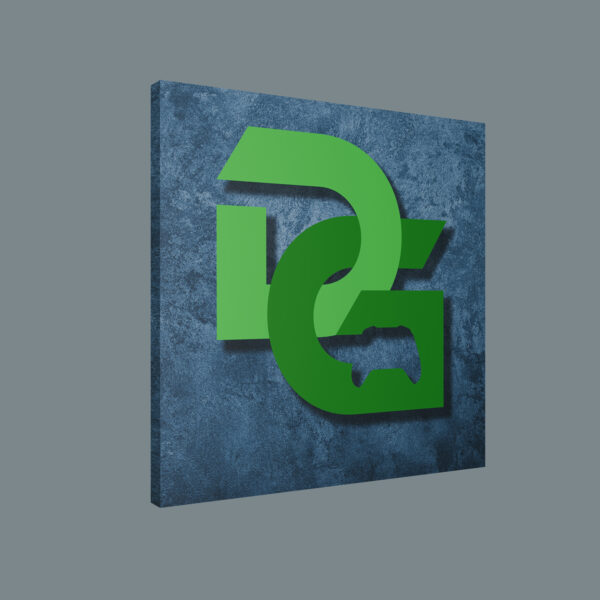 DG Canvas Wrap - 12x12 - Green